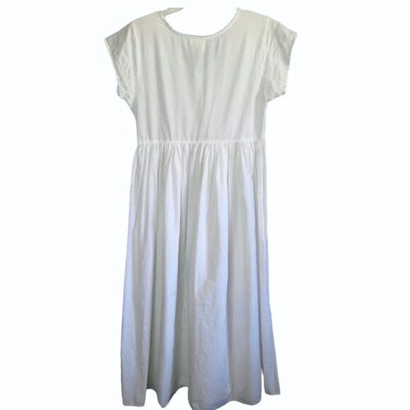 Victoria’s Secret Gold Label White Night Gown Maxi 100% Cotton Size Small - Picture 3 of 8